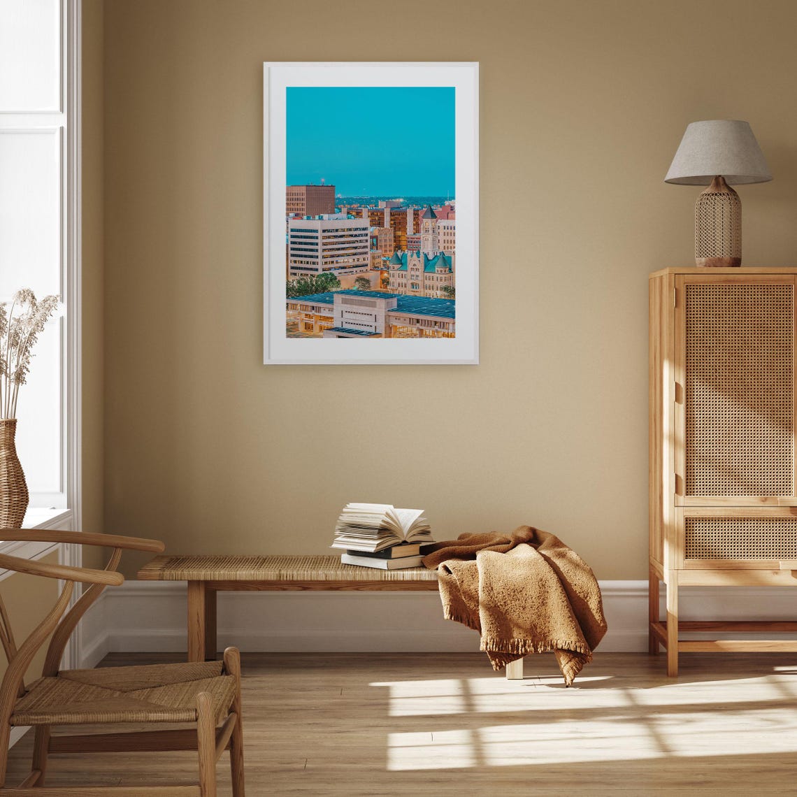 Wichita Colorful Poster Print Wichita Photo Wall Art Wichita Wall Decor Wichita Travel Print Wichita Street Map Poster City Map - Image 2