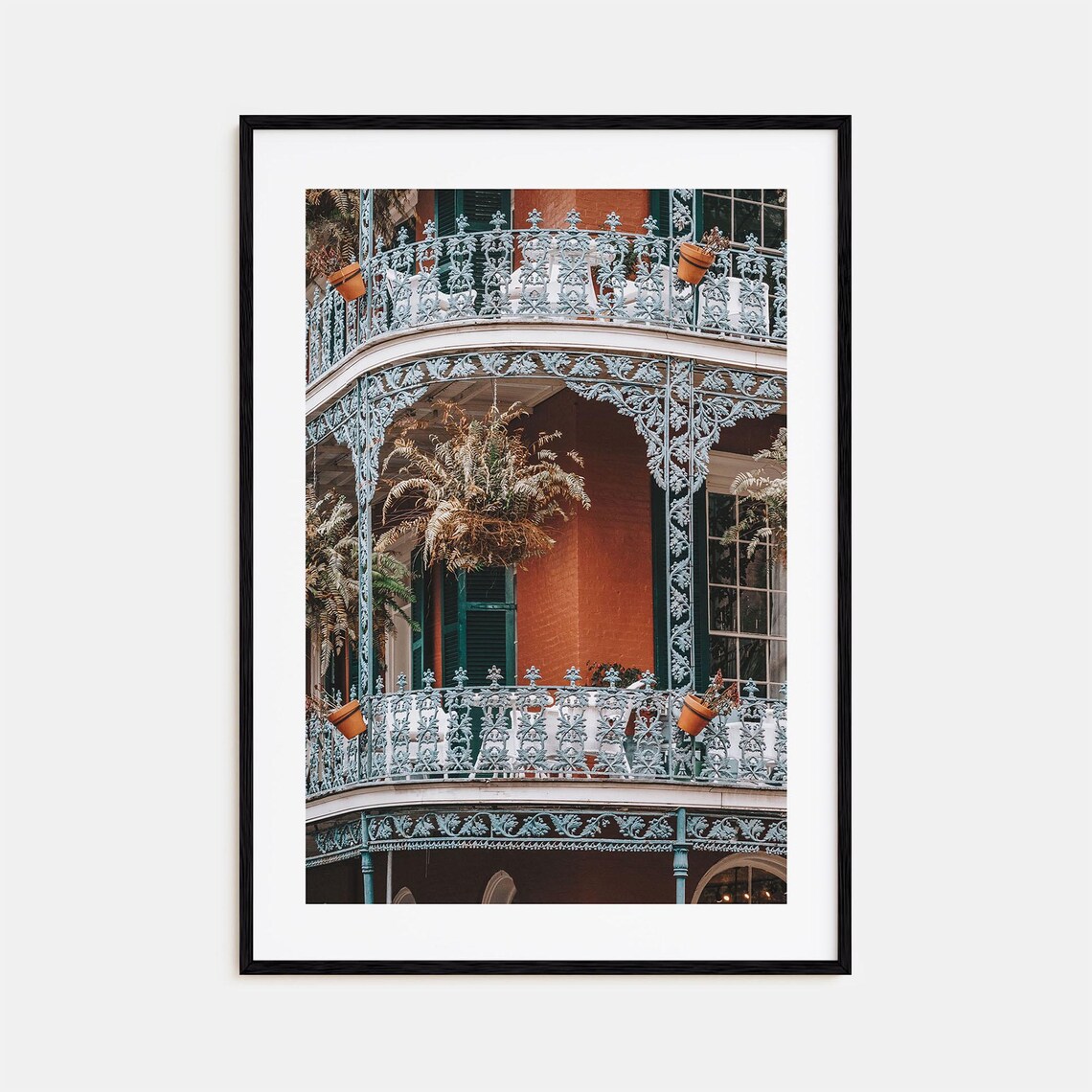 New Orleans French Quarter Iron Balcony Historic Charm Poster