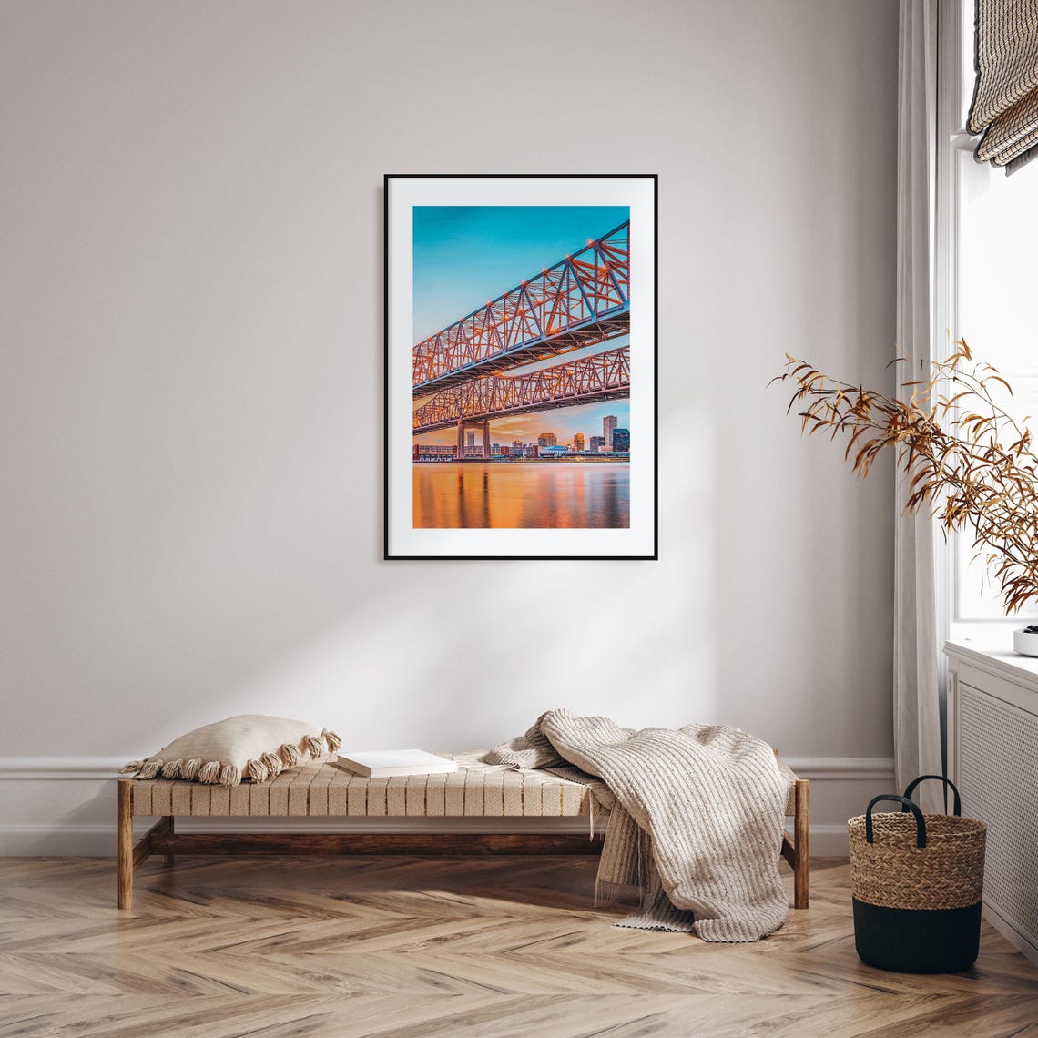 Mississippi River Colorful Poster Print Mississippi River Photo Art Mississippi River Decor Travel Print Street Map Poster City Map - Image 2