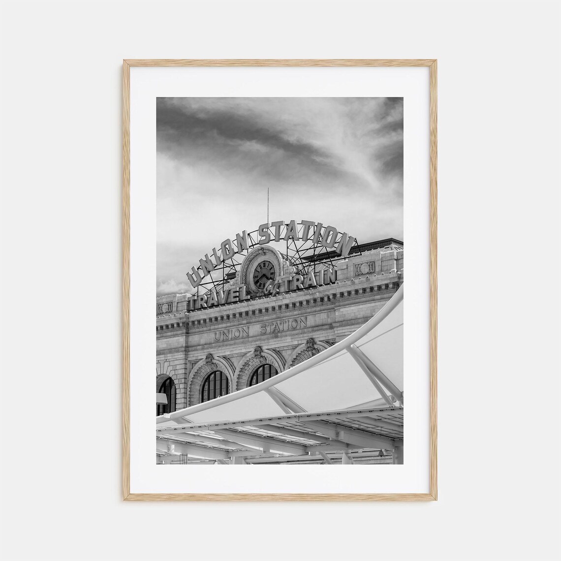 Denver Union Station Travel By Train Sign Historic Landmark Poster
