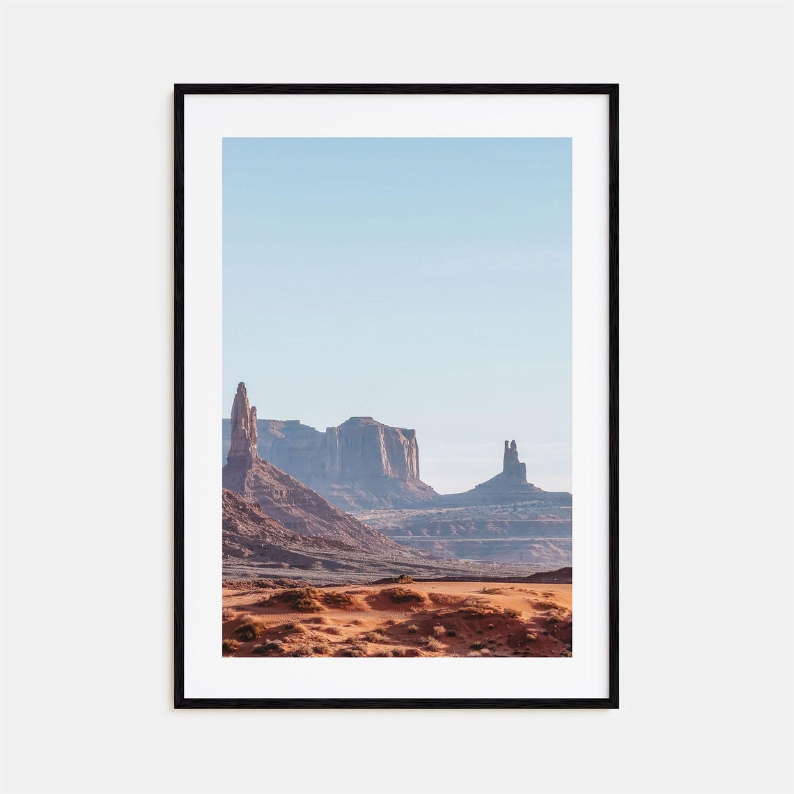 Utah Monument Valley Sandstone Buttes Desert Landscape Photo Poster