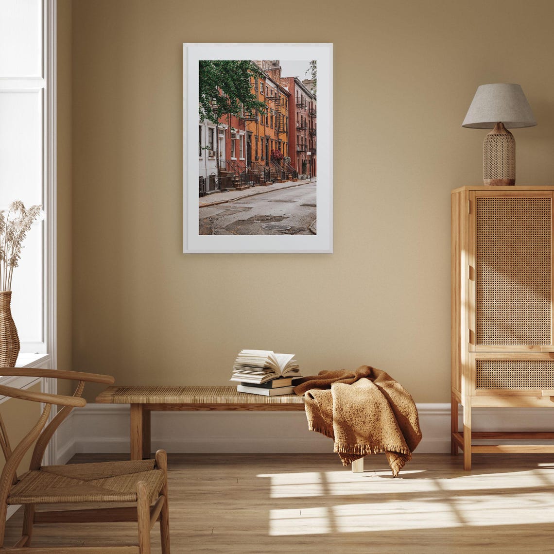 Soho New York Brick Buildings With Fire Escapes Street Poster - Image 2