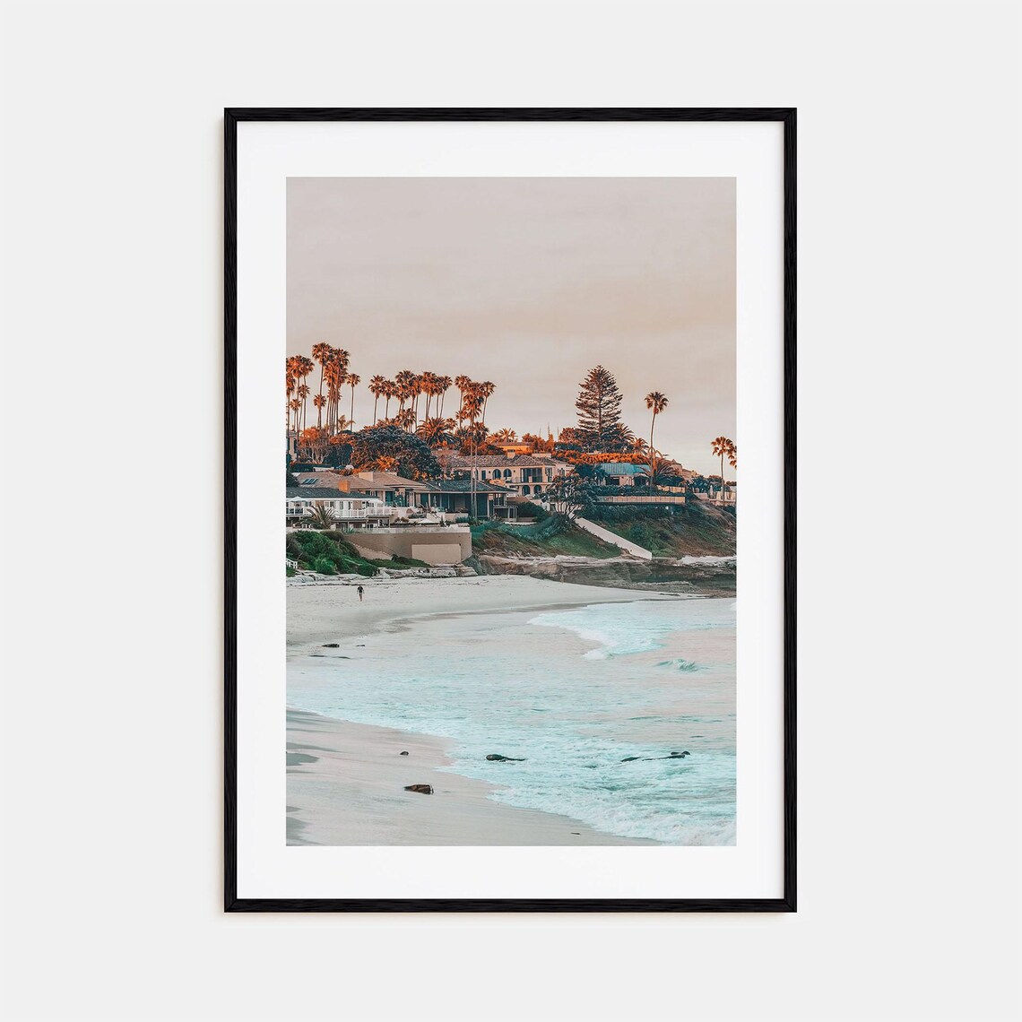La Jolla Travel Poster Print, City Map Wall Art