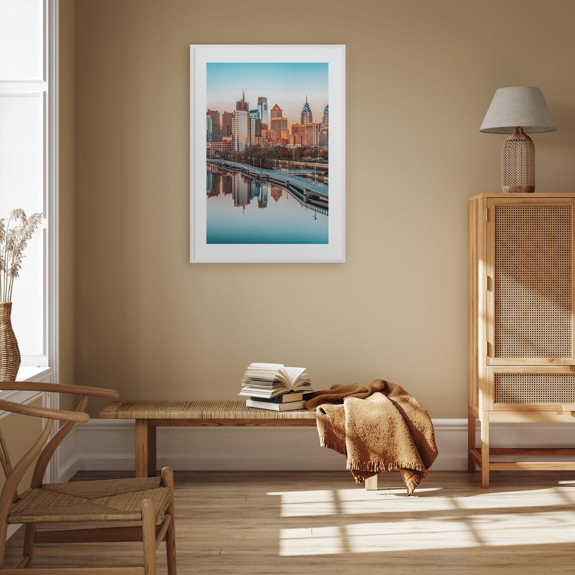 Philadelphia Colorful Travel Poster, City Map Art Print - Image 3