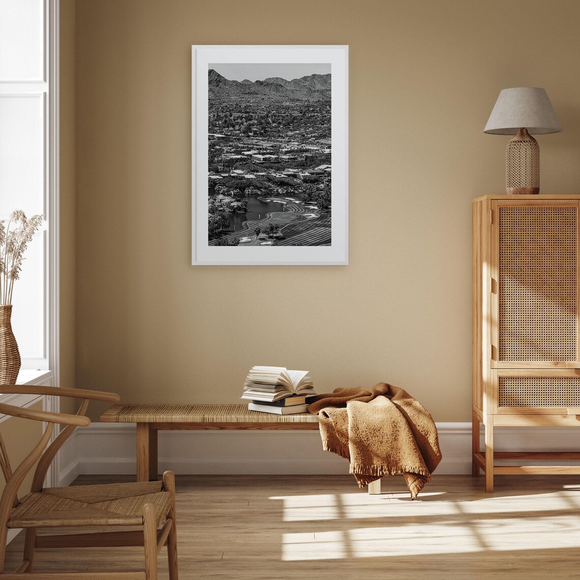Scottsdale Photo Black And White Wall Art Print - Image 3