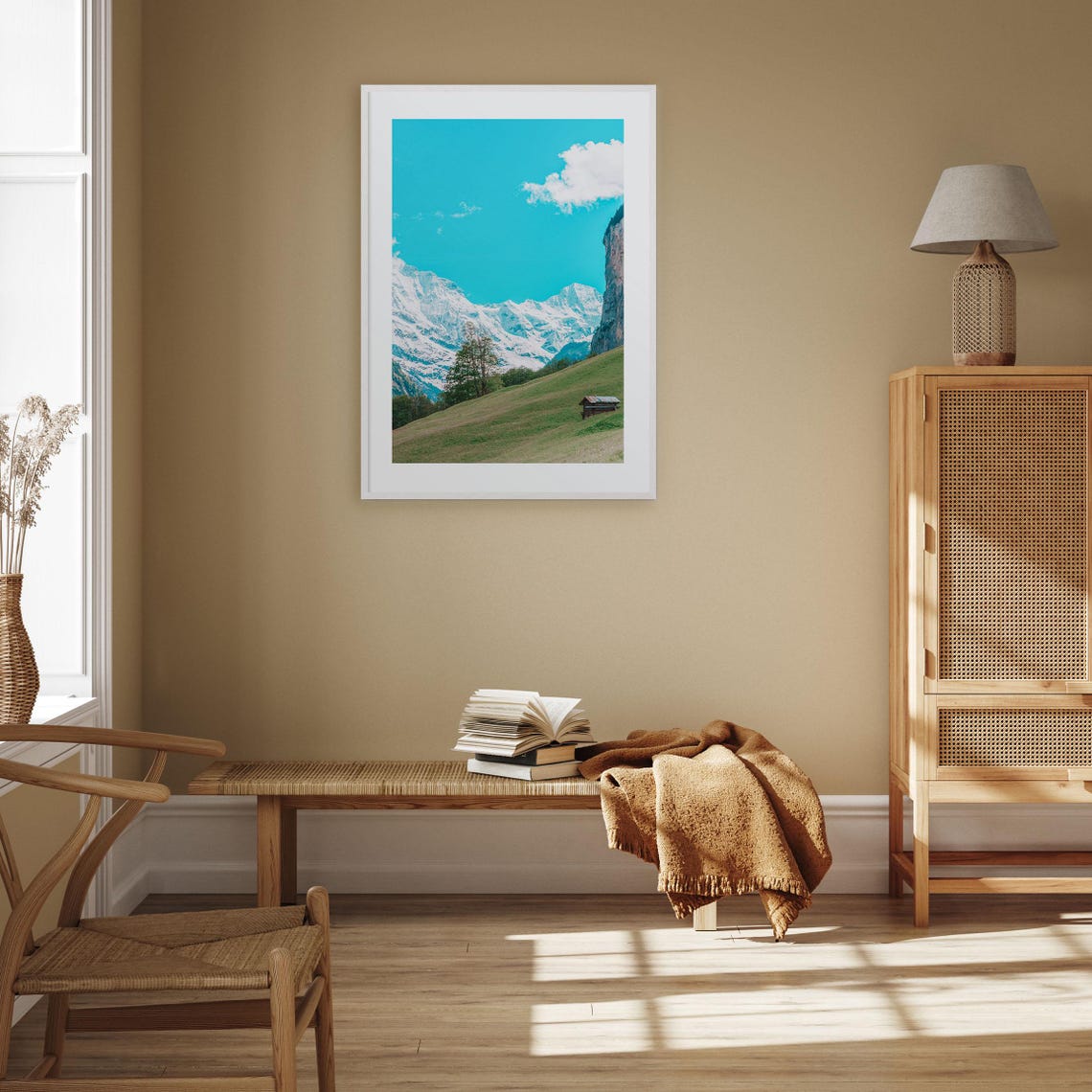 Lauterbrunnen Colorful Poster Print No 3 Lauterbrunnen Photo Art Lauterbrunnen Decor Travel Print Lauterbrunnen Street Map Poster - Image 3