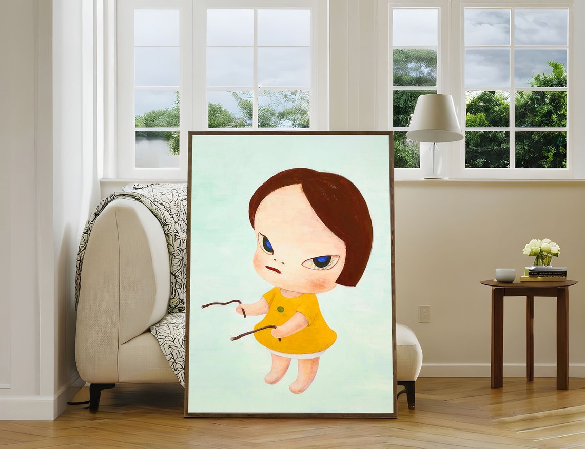 Yoshitomo Nara Looking for Treasure 1995 Adventurous Child Poster - Image 3