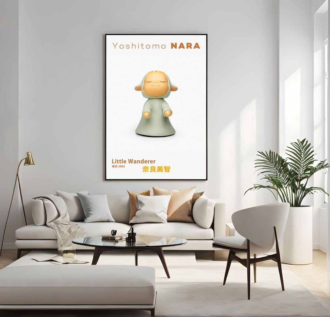 Yoshitomo Nara Little Wanderer Tokyo 2003 Hooded Figure Poster - Image 2