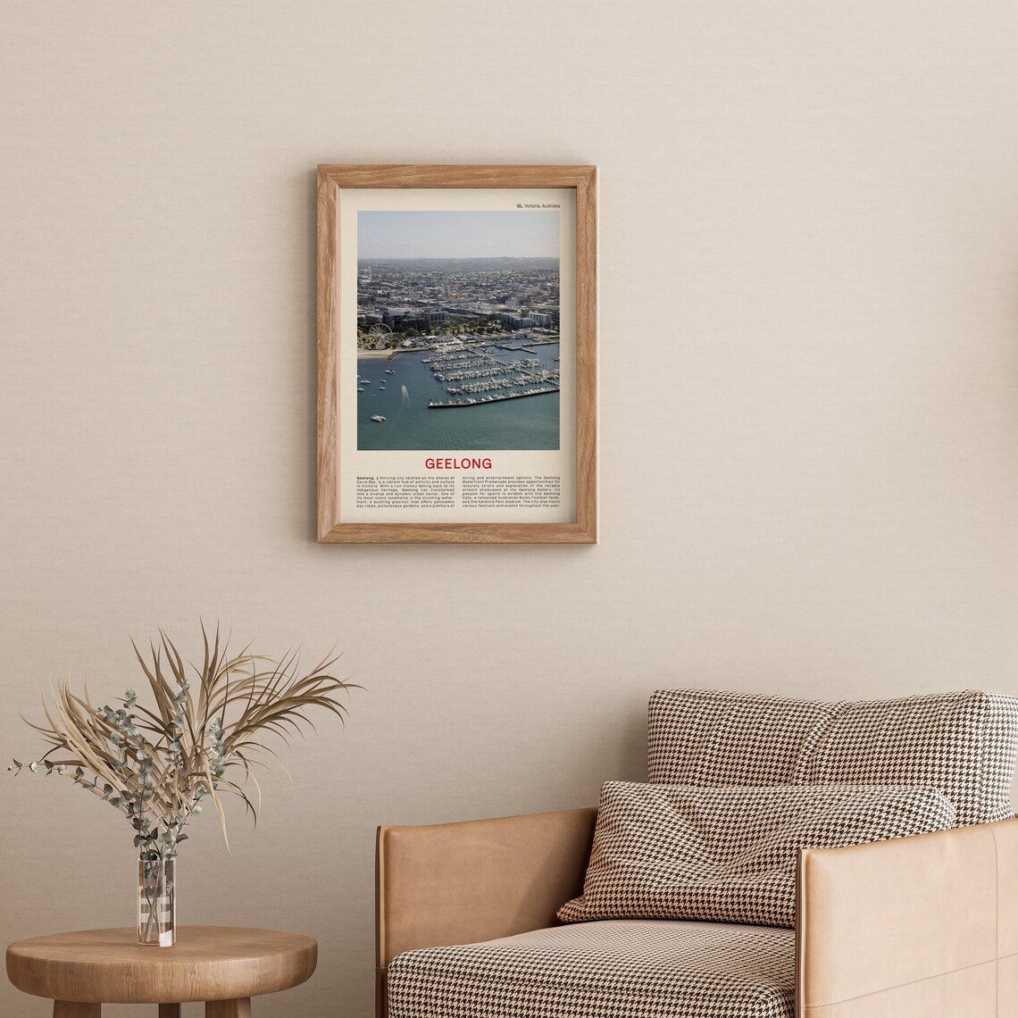 Geelong Victoria Aerial Waterfront Marina Corio Bay Photo Poster - Image 3