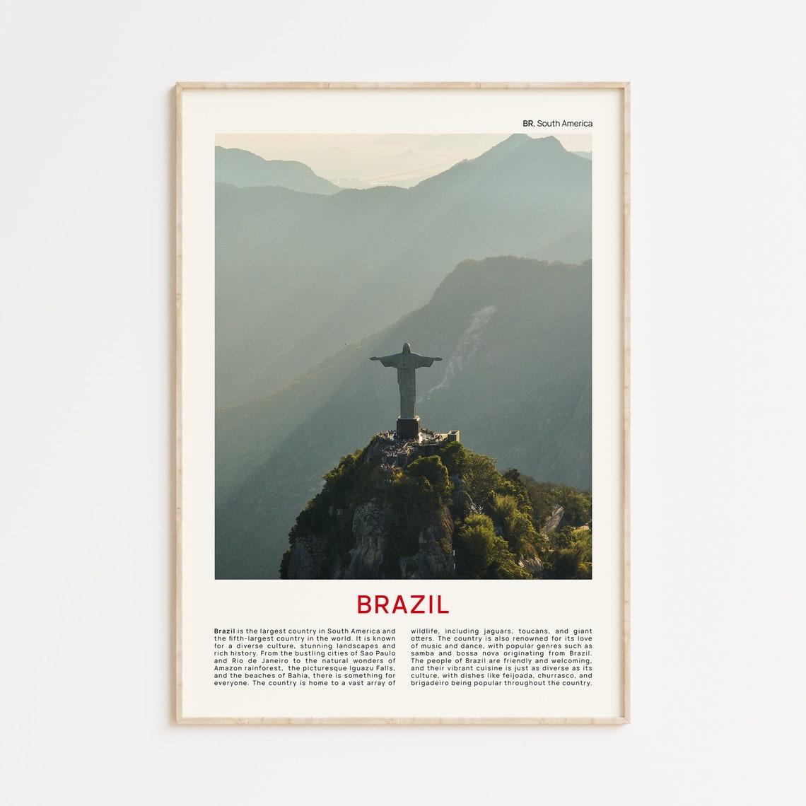 Brazil Print Film Photo Brazil Wall Art Brazil Poster Brazil Photo Brazil Poster Print Wall Decor Brasil Print Brasil Poster Print