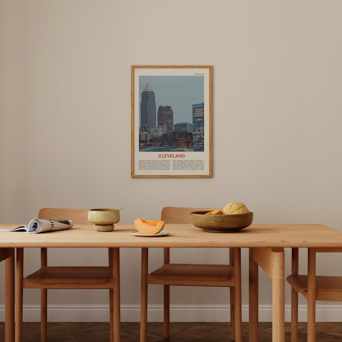 Cleveland Print Film Photo Cleveland Wall Art Cleveland Poster Cleveland Photo Cleveland Poster Print Ohio Wall Decor Usa Poster Print - Image 4