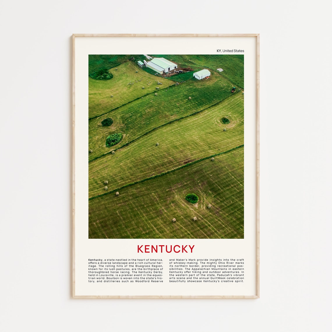 Kentucky Print Film Photo Kentucky Wall Art Kentucky Poster Kentucky Photo Kentucky Poster Print Kentucky Wall Decor Usa Poster Print