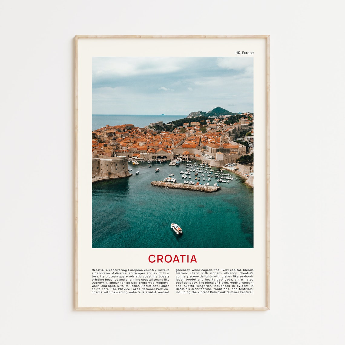 Croatia Print Film Photo Croatia Wall Art Croatia Poster Croatia Photo Croatia Poster Print Croatia Wall Decor Croatia Art Print