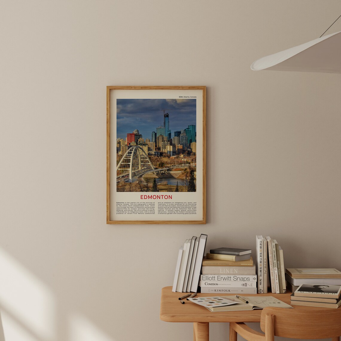 Edmonton Travel Poster, Alberta Wall Decor - Image 2