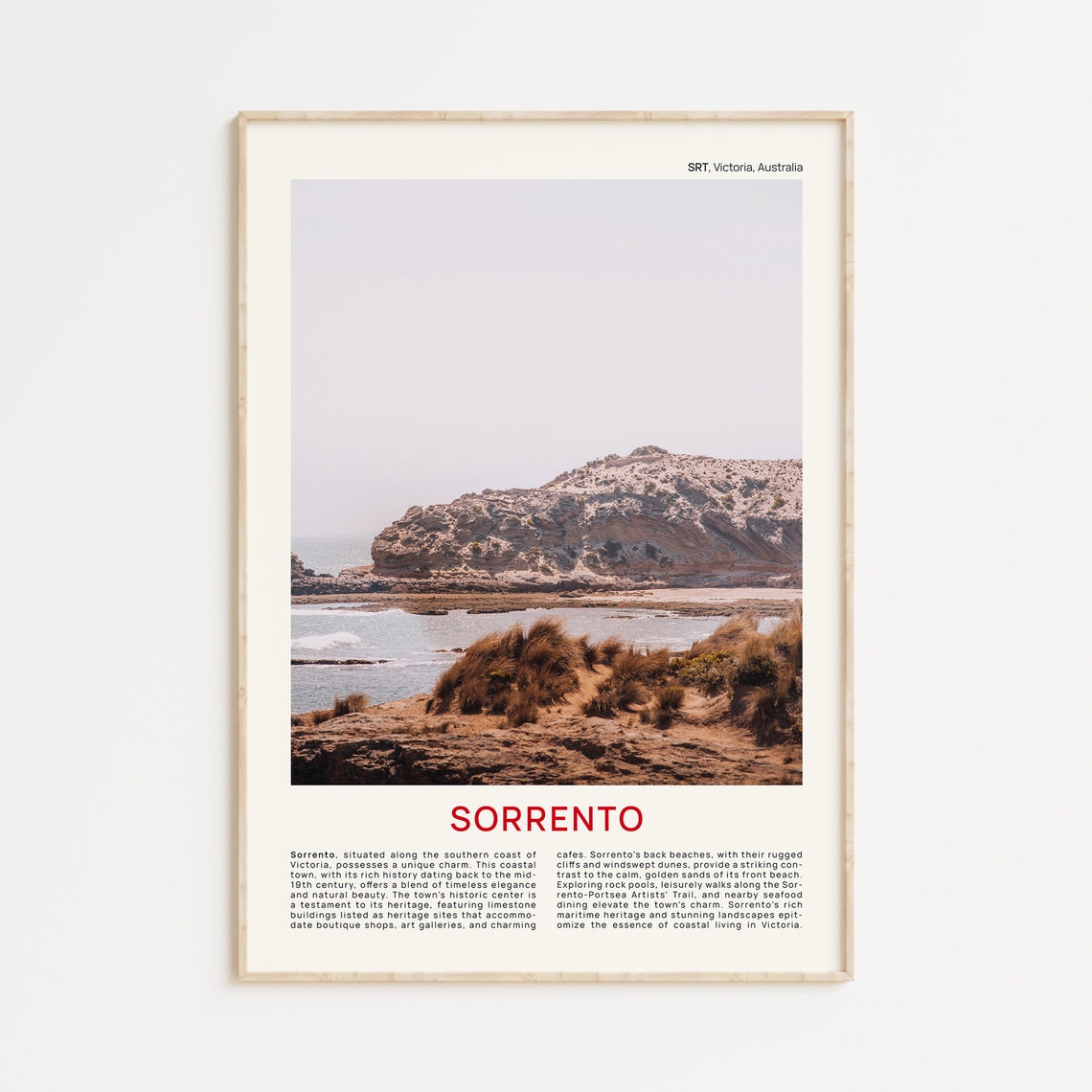 Sorrento Print Film Photo Sorrento Wall Art Sorrento Poster Sorrento Photo Sorrento Poster Print Australia Wall Art Sorrento Victoria