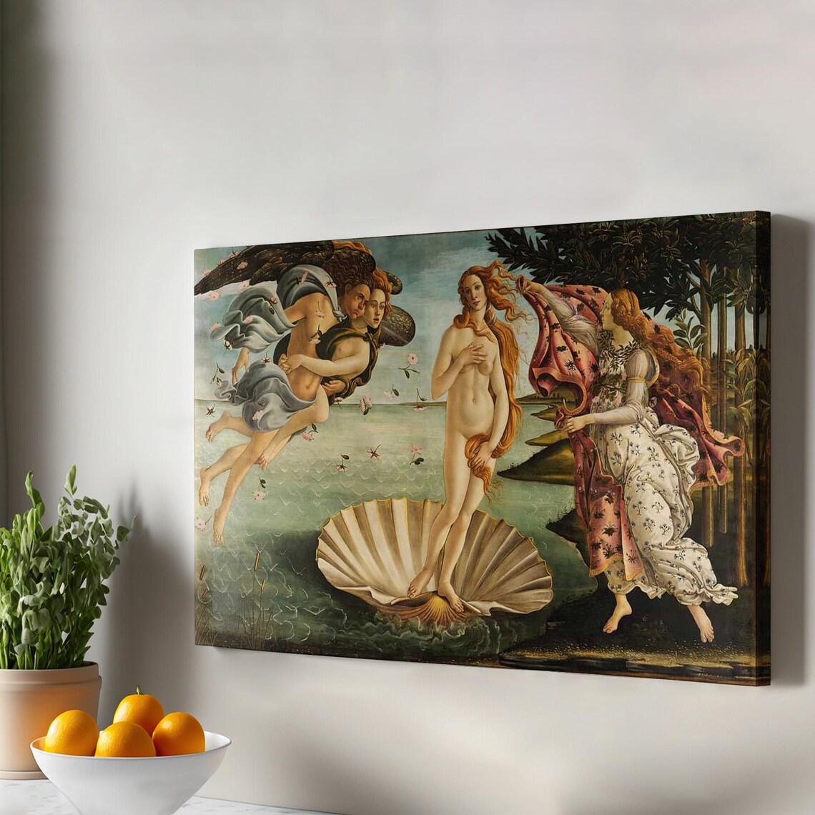 The Birth of Venus, Botticelli-Inspired Art Print