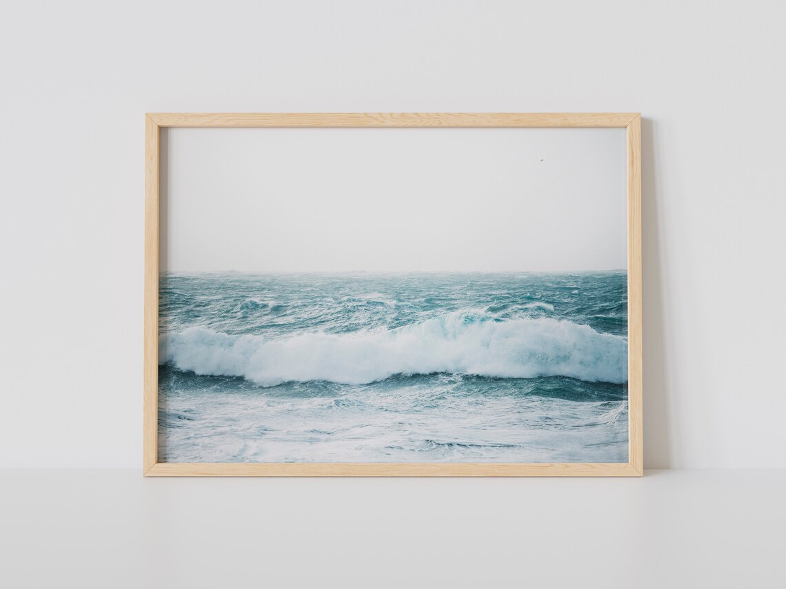 Beach Ocean Wall Art Print, Coastal Decor - Image 3