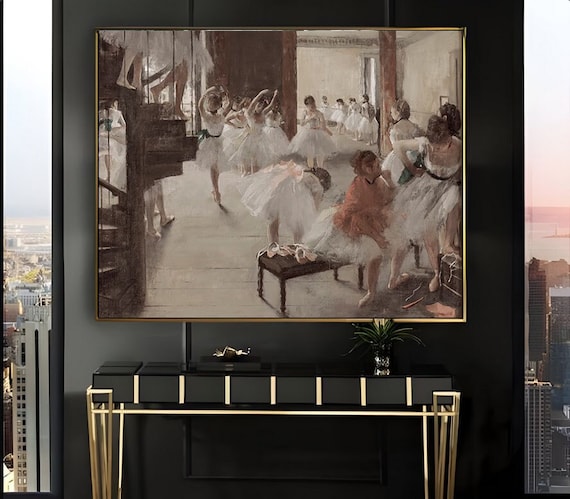 Woman Reading by a Window of White Hydrangeas Oil Art Poster