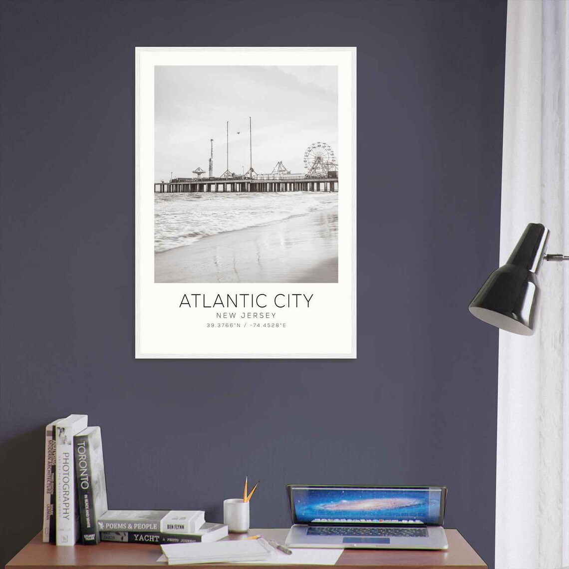 Atlantic City New Jersey Minimalist Travel Poster - Image 3