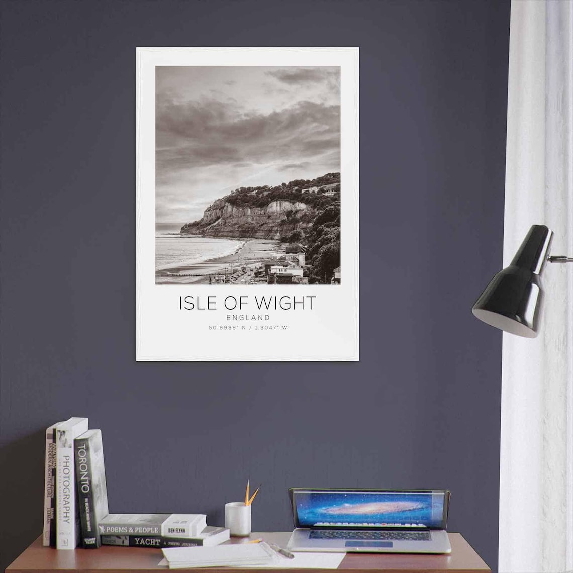 Isle Of Wight England Minimalist Travel Poster - Image 3