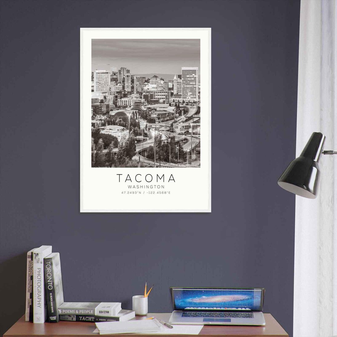 Tacoma Washington Minimalist Travel Poster, Travel Print - Image 3
