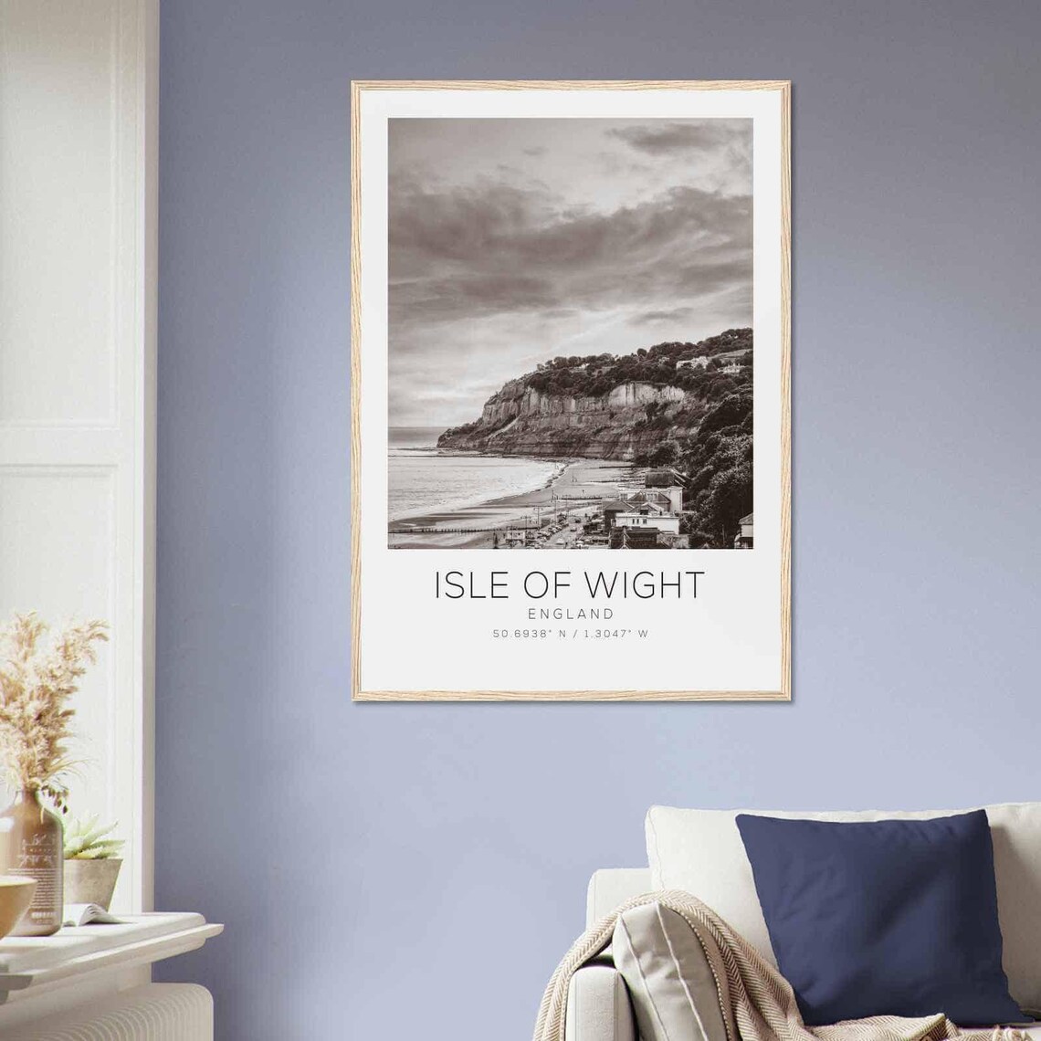 Isle Of Wight England Minimalist Travel Poster - Image 2
