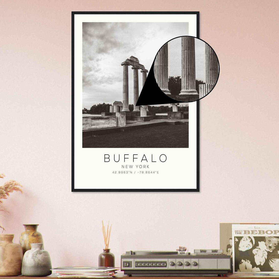 Buffalo New York Photo Travel Poster Buffalo New York Travel Print Minimalist Travel Print Ds3 - Image 4