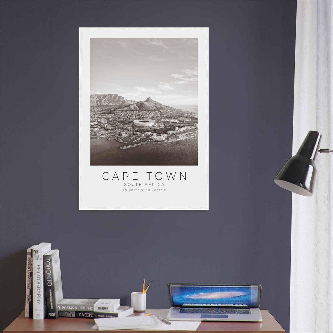 Cape Town South Africa Minimalist Travel Poster Print - Image 3