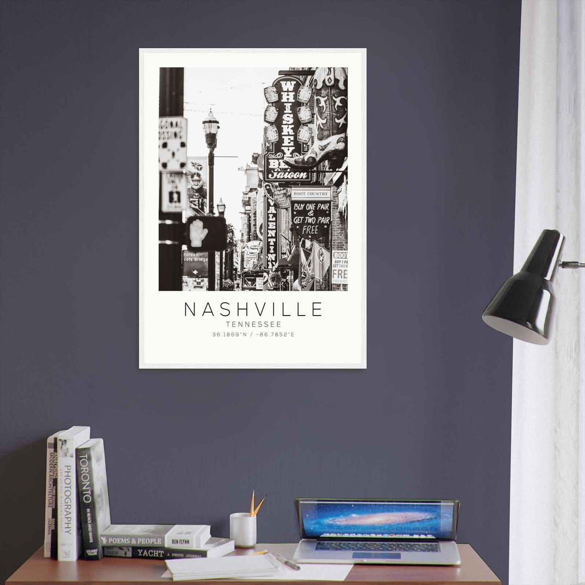 Nashville Tennessee Photo Travel Poster Nashville Travel Print Minimalist Travel Print Ds1 - Image 3