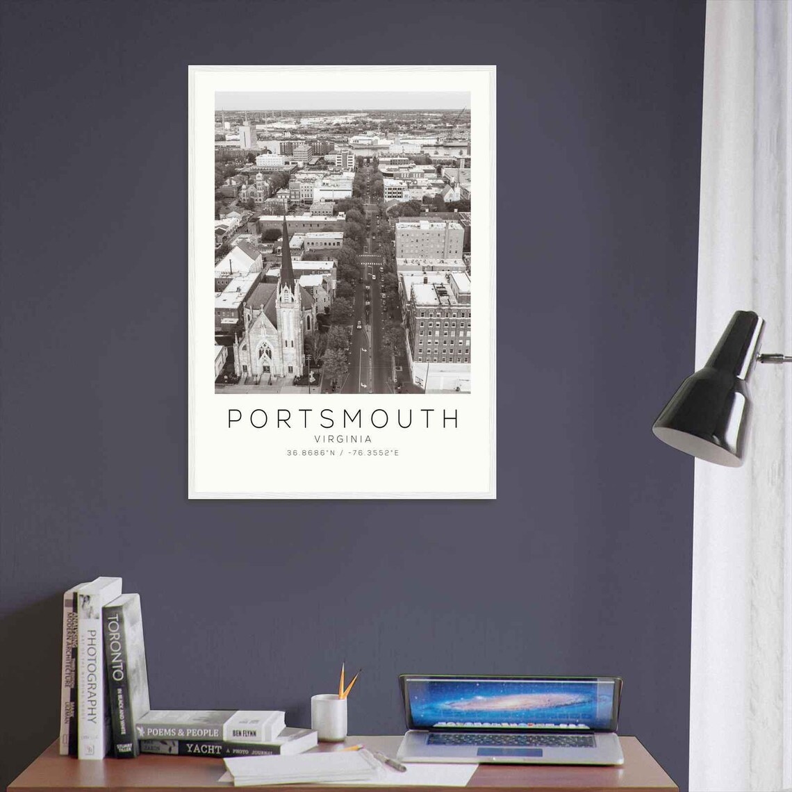 Portsmouth Virginia Minimalist Travel Poster - Image 3