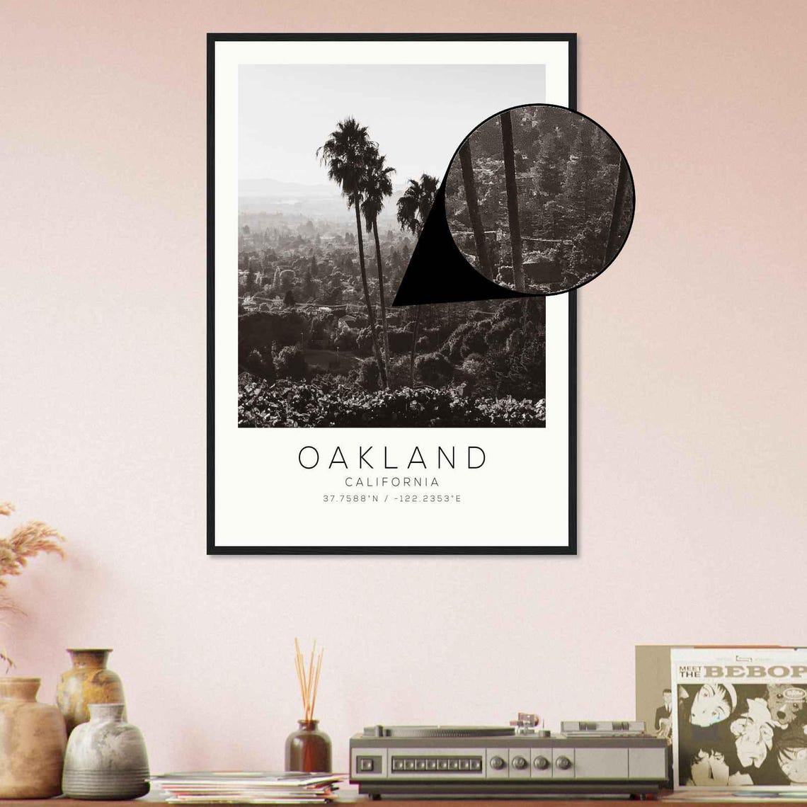 Oakland California Photo Travel Poster Oakland Travel Print Minimalist Travel Print Ds1 - Image 4