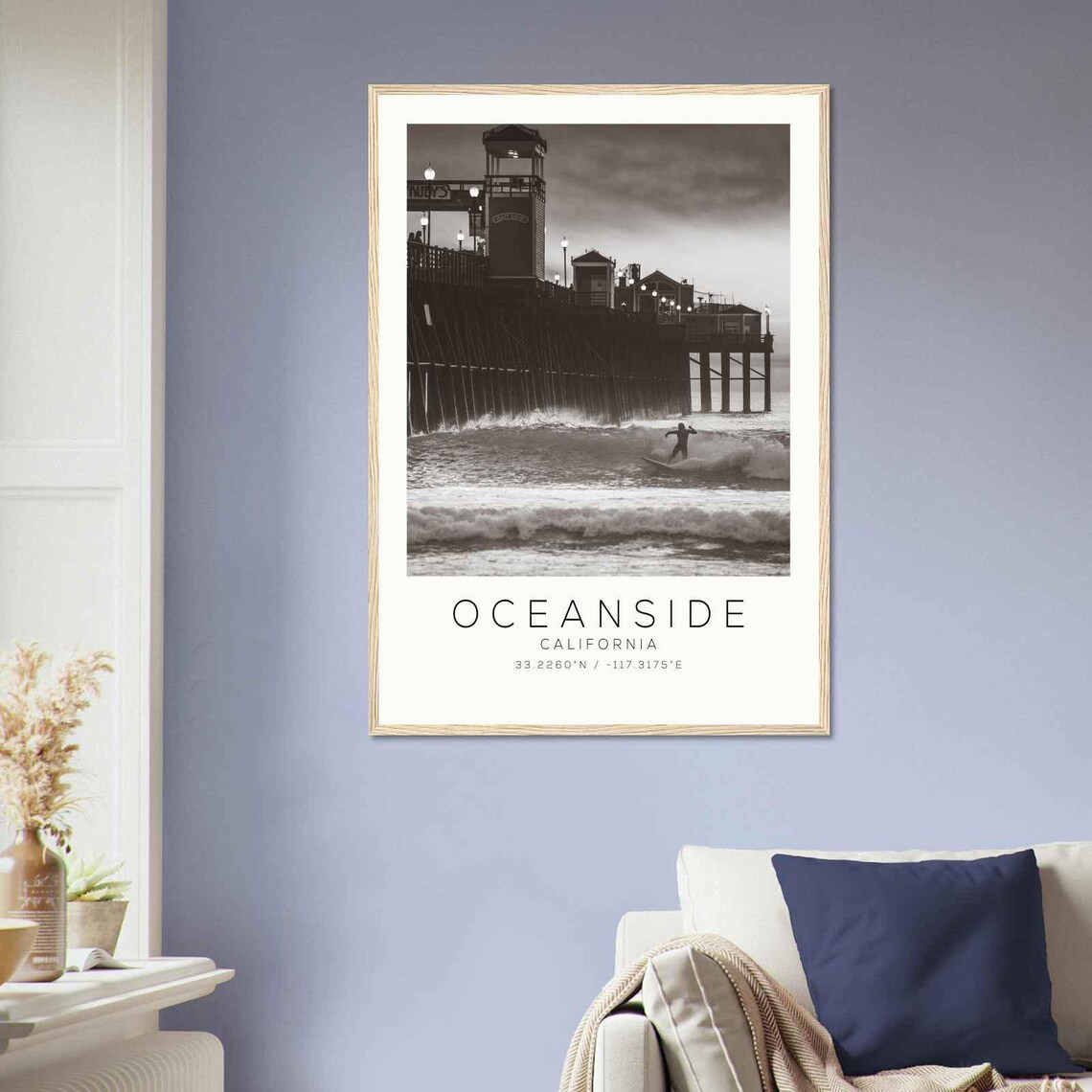 Oceanside California Photo Travel Poster - Image 2