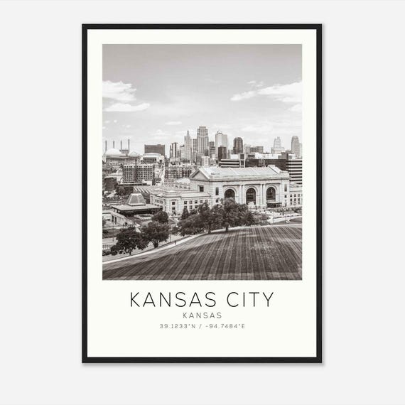 Kansas City, Kansas Minimalist Travel Poster