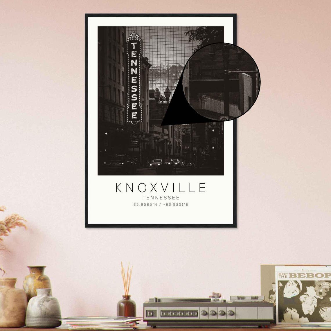 Knoxville Tennessee Ds2 Photo Travel Poster Knoxville Tennessee Travel Print Minimalist Travel Print - Image 4