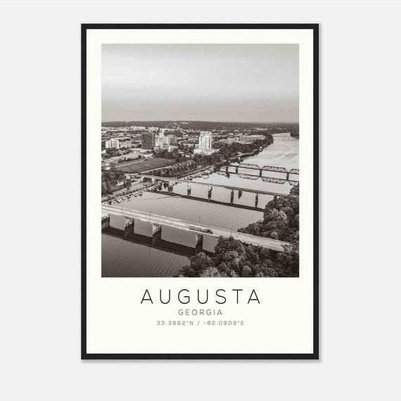 Augusta Georgia Minimalist Travel Poster Print