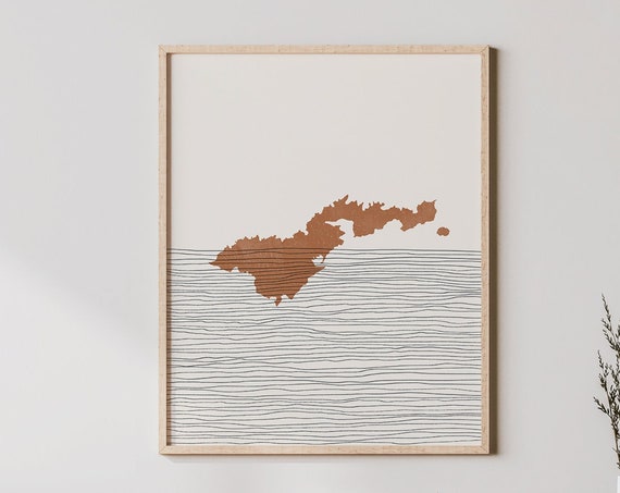 Tutuila Art Print Boho Island Wall Samoa Travel Poster Decor Gift