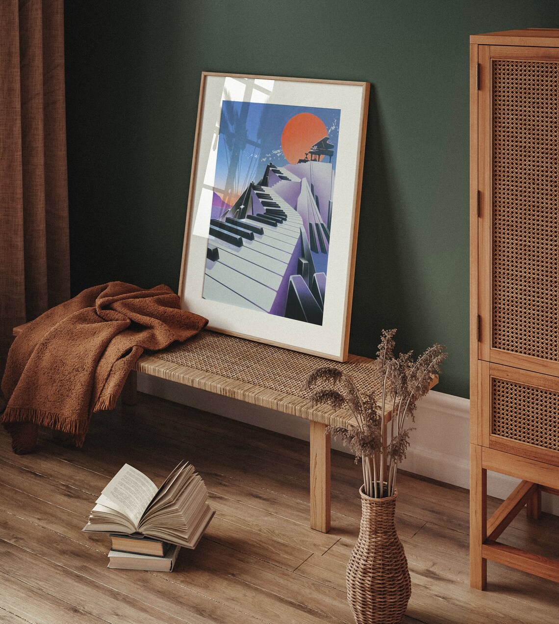 Piano Retro Poster, Music Wall Art Print - Image 5