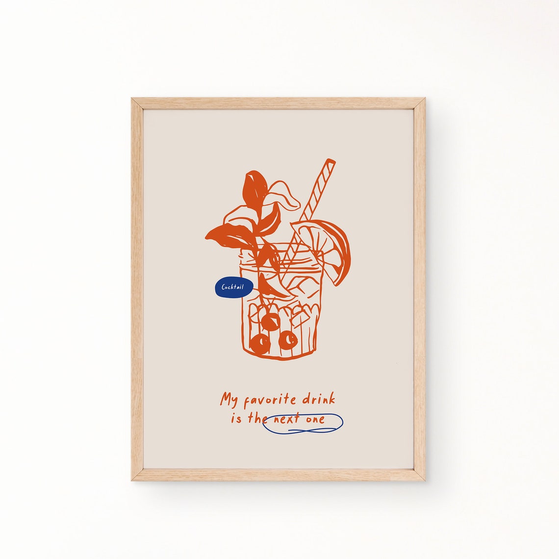 Mojito Cocktail, Modern Style Kitchen Art Print - Image 3