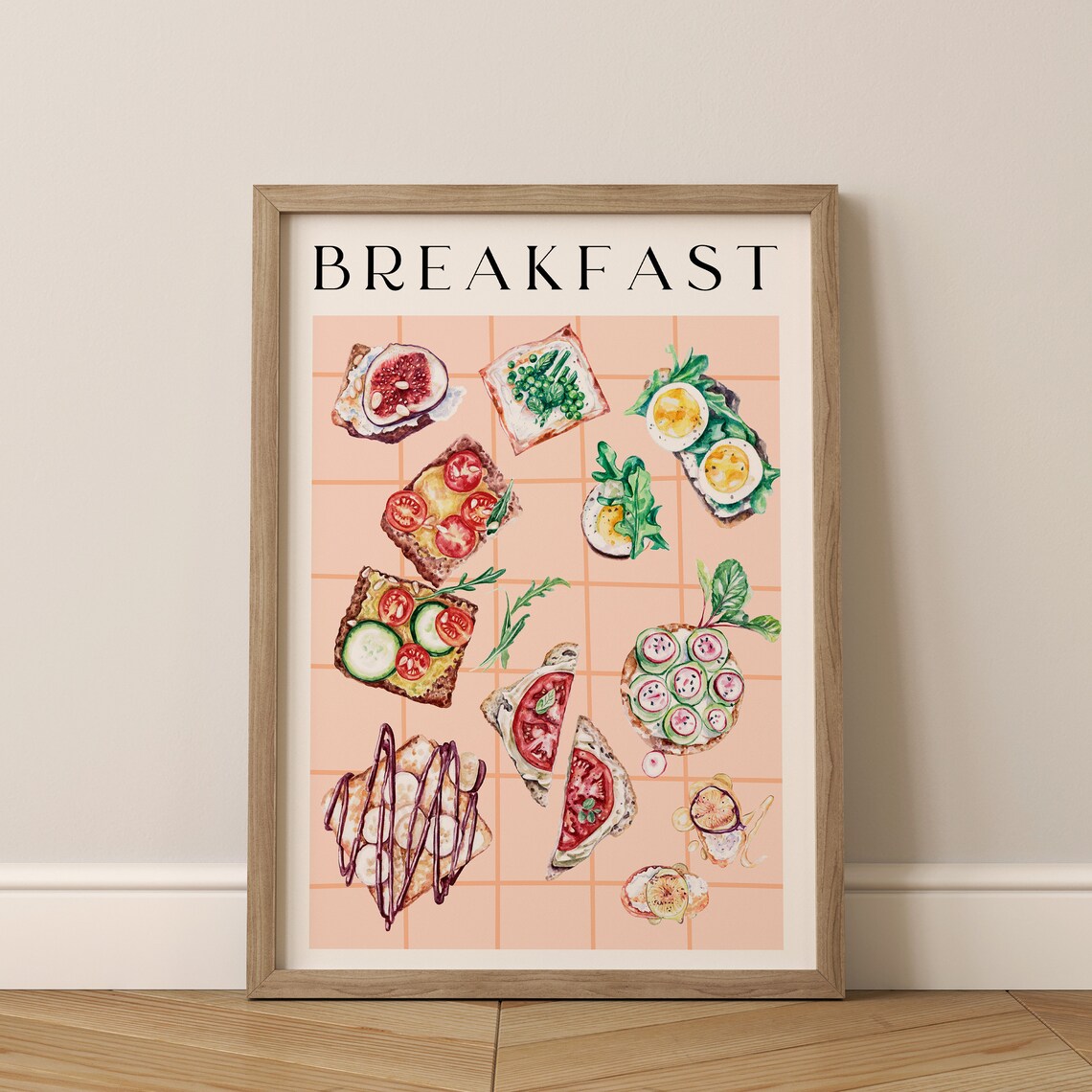 Breakfast Food Artwork, Kitchen Wall Decor - Image 4