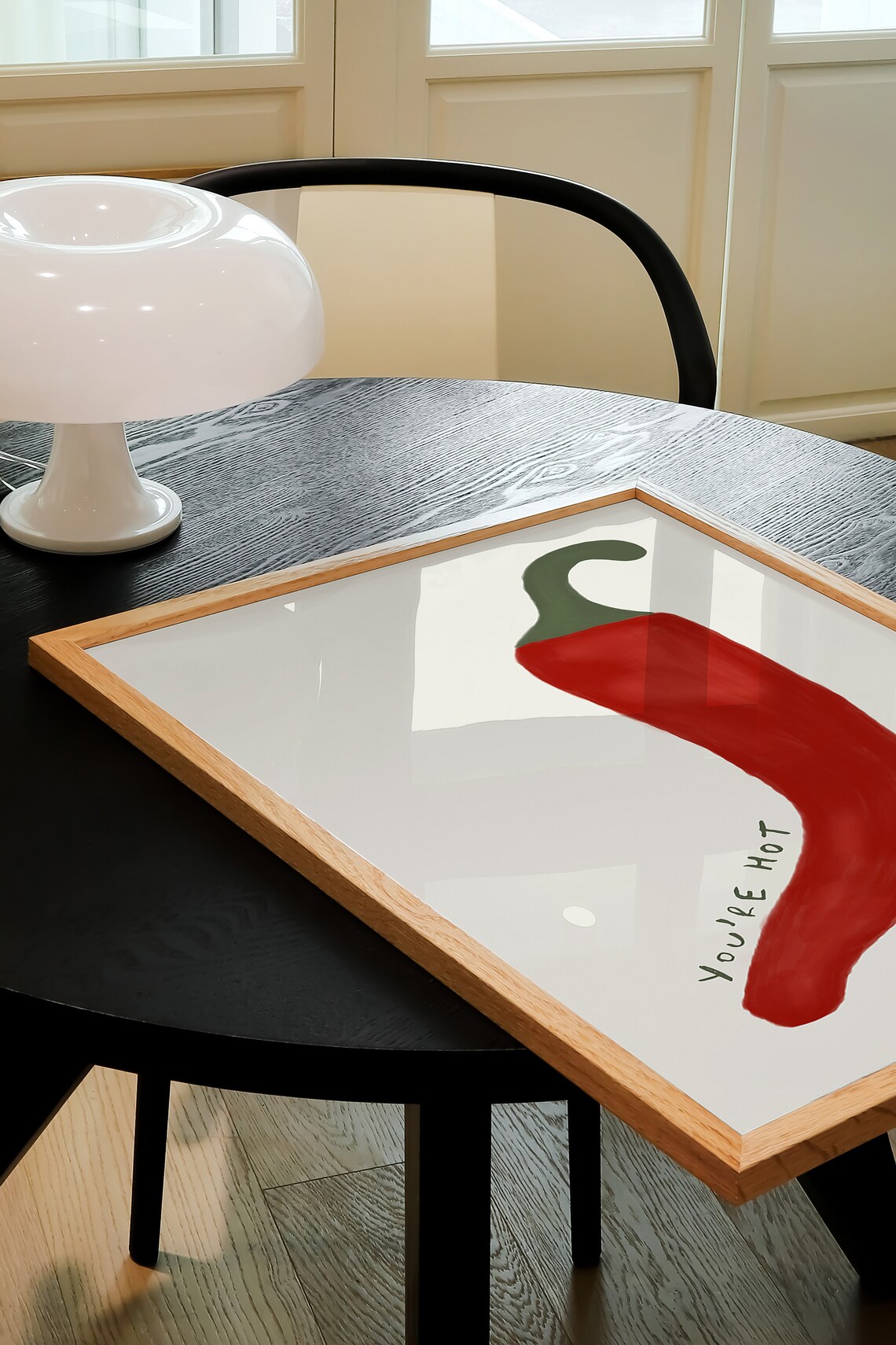 Chili Print Retro Kitchen Spice Wall Art - Image 3