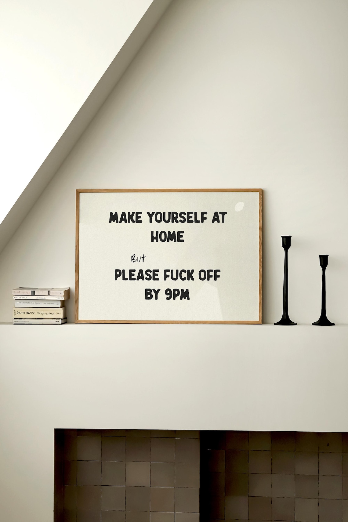 Please Fuck Off By 9pm Funny Quote Poster - Image 3