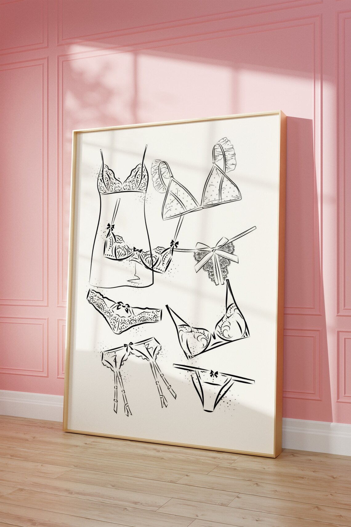 Coquette Cute Laundry Poster Print, Preppy Romantic - Image 2