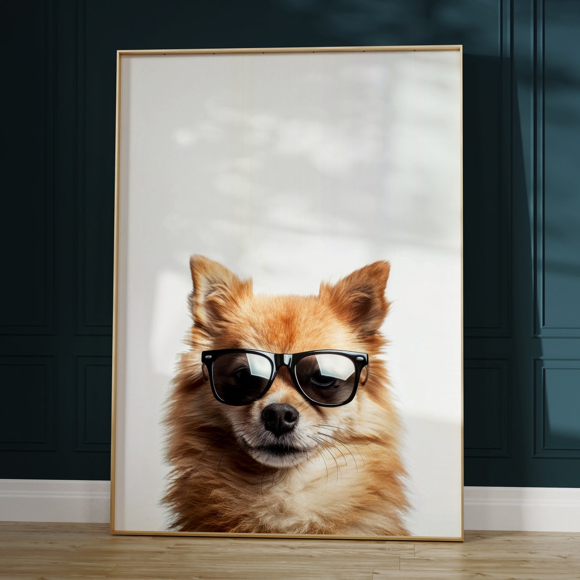 Pomsky In Sunglasses Print Pomsky Dog Print Pomsky Dog Poster Funny Pomsky Dog Print Pomsky Dog Art Funny Dog Print Funny Dog Art - Image 2