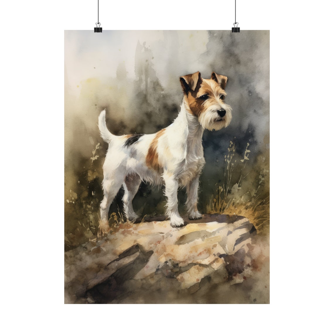 Parson Russell Terrier Dog Art Print Dog Wall Art Animal Art Print Animal Art Poster Dog Lover Gift Colorful Animal Wall Art Cool Dog - Image 5