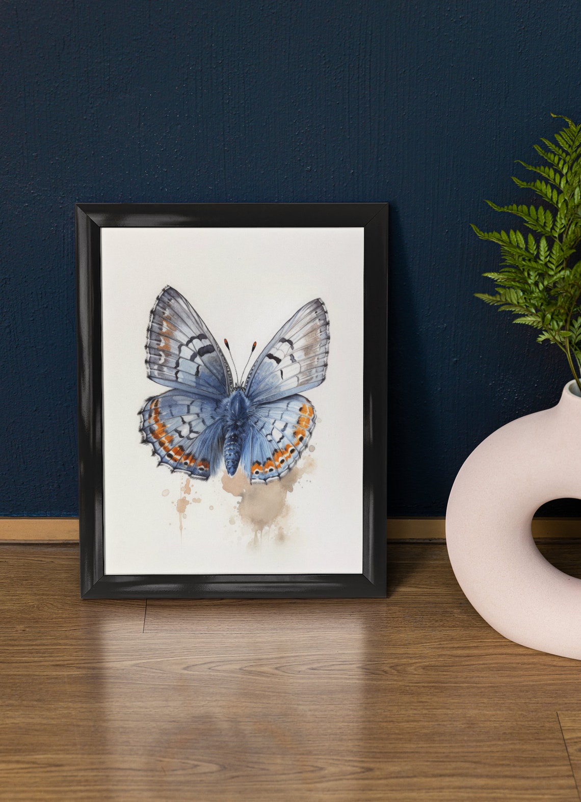 Western Pygmy Butterfly Art Print Butterfly Home Dcor Watercolor Butterfly Painting Insect Wall Art Nature Lover Butterflies Artwork