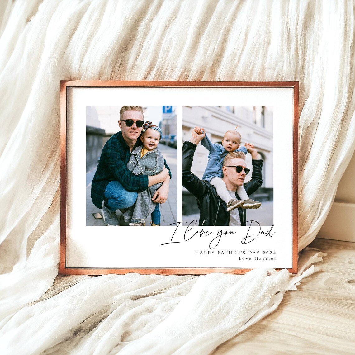 Father's Day Photo Gift for Dad, Editable Poster - Image 4