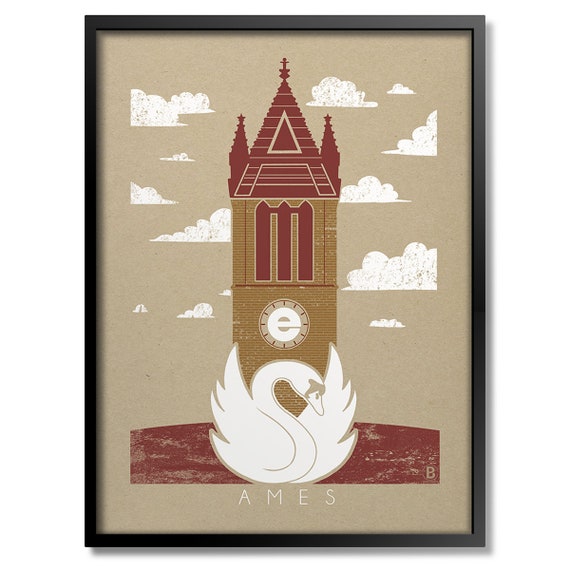 Ames Icons Art Print, Home & Lifestyle Decor
