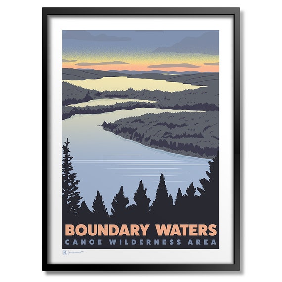 Boundary Waters Overlook Art Print