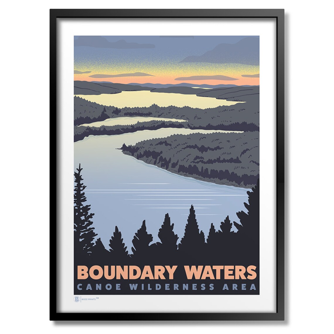 Boundary Waters Overlook Art Print
