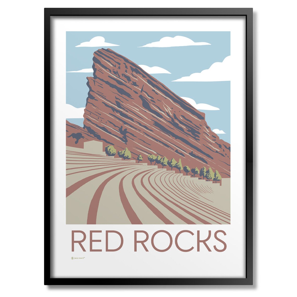 Red Rocks Amphitheater Art Print